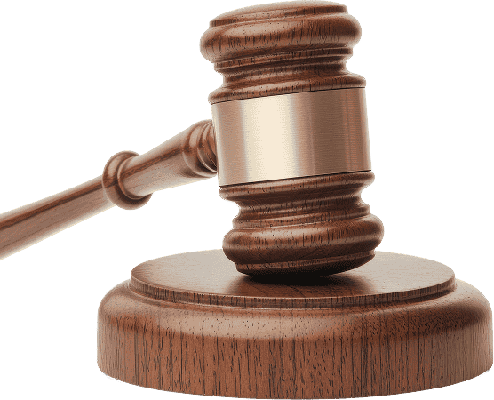 Gavel Base Isolated